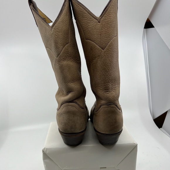 Vintage Woman's Justin Buckskin Cowboy Boots 7 1/2M - Picture 9 of 16